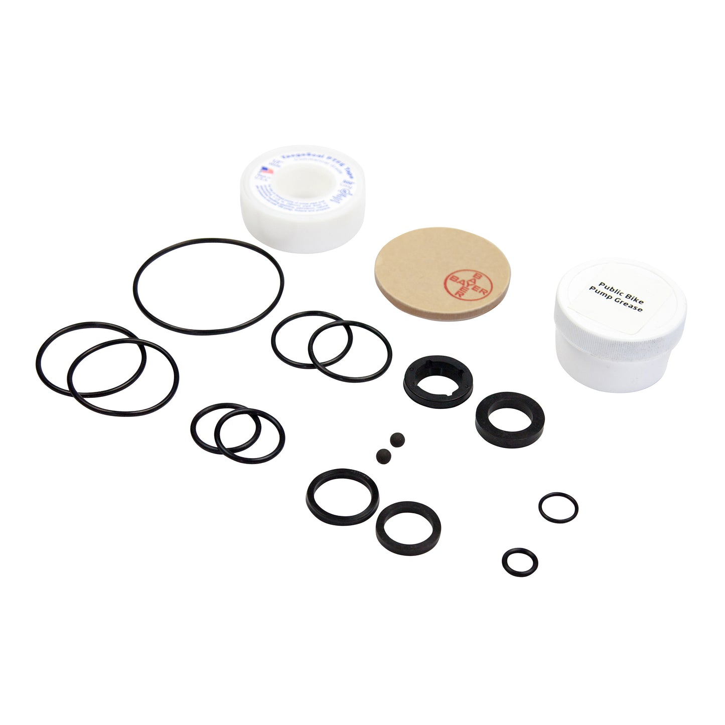 Rebuild Kit for Outdoor Public Bike Pump (with Gauge)