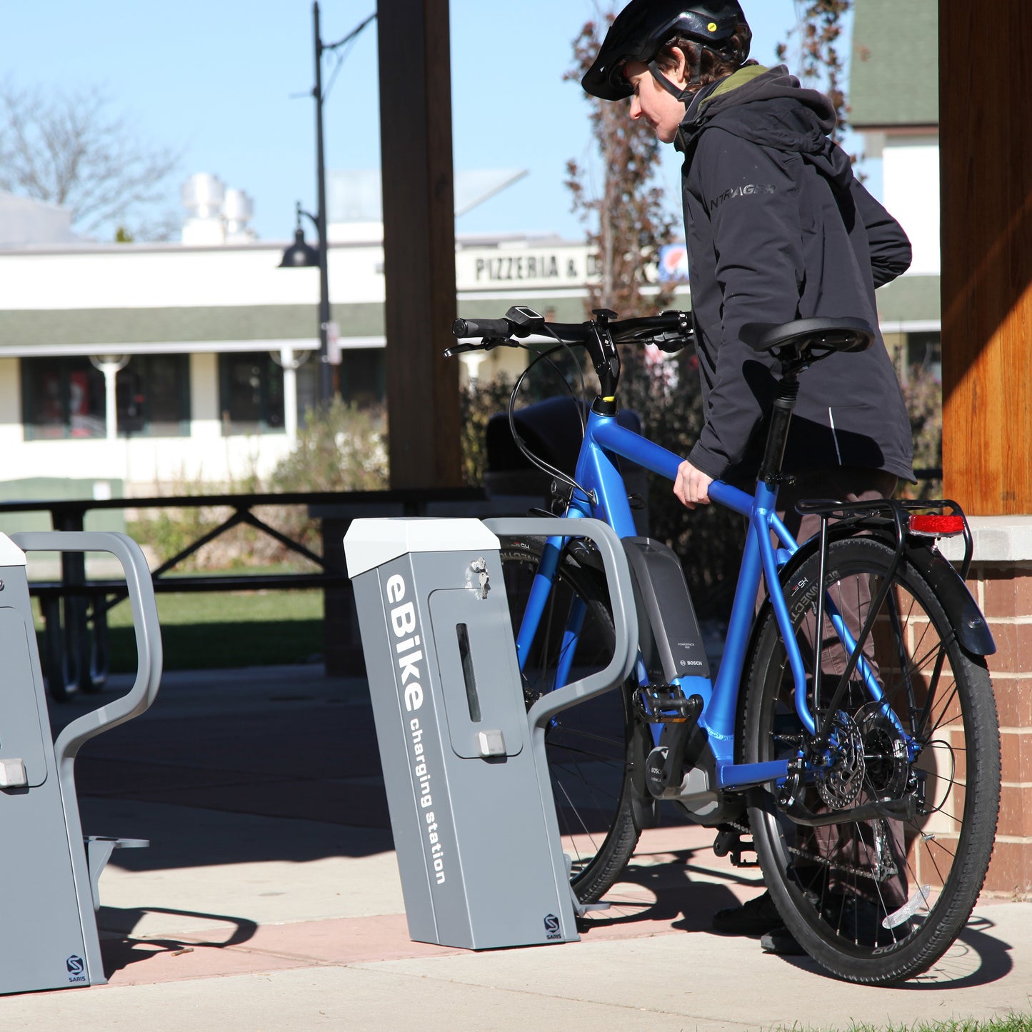 eBike Charging Station -- Secure and Efficient eBike Charging Docks for Public Use