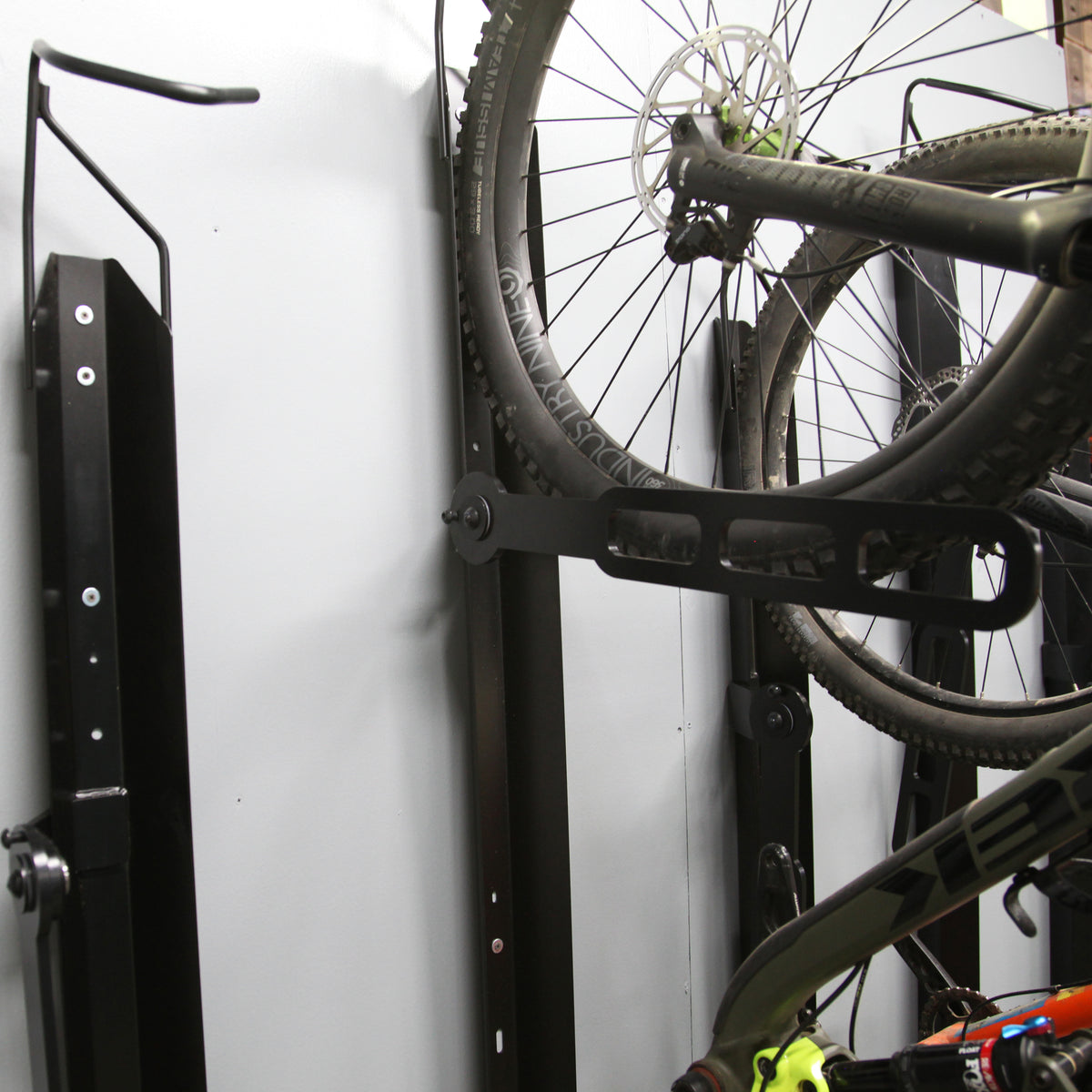 Bike Rack With Spring Bike Hoist Saris Tip-Up Wall Mount Bike Rack - Spring Assist Vertical ...