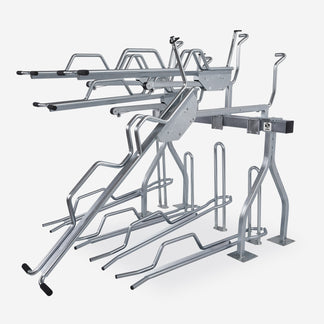 Double-Decker Stack Bike Rack – High-Density & Space-Saving | Saris ...