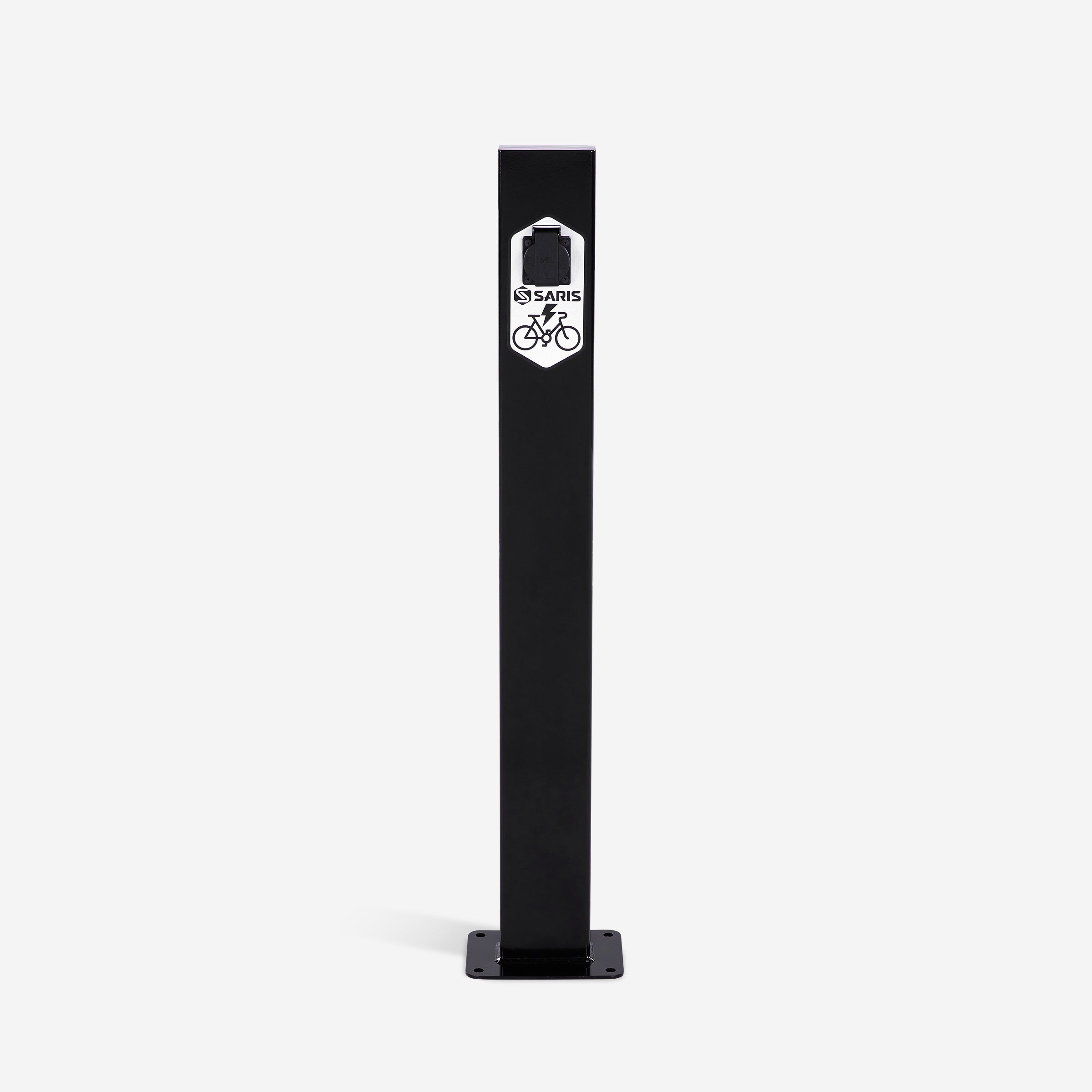 Power Post Bike Rack – Secure Parking & eBike Charging PC Black / Non-Locking