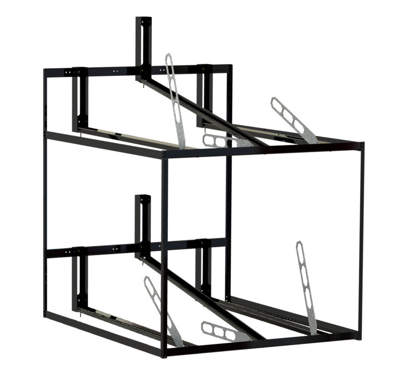 Stretch Rack – Space-Saving & Modular Indoor Bike Storage Rack
